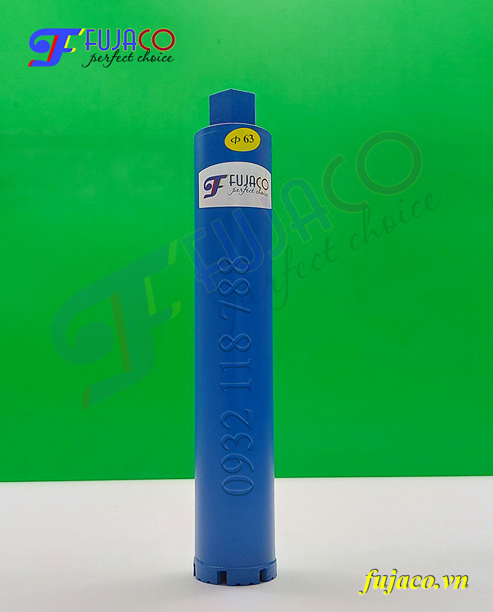 mũi khoan rút lõi bê tông phi 63 mm Fujaco hàng tốt giá rẻ mũi khoan rút lõi bê tông phi 63 mm Fujaco hàng tốt giá rẻ