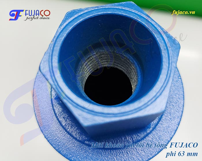 đầu ren mũi khoan rút lõi bê tông phi 63 chuẩn M22 đầu ren mũi khoan rút lõi bê tông phi 63 chuẩn M22