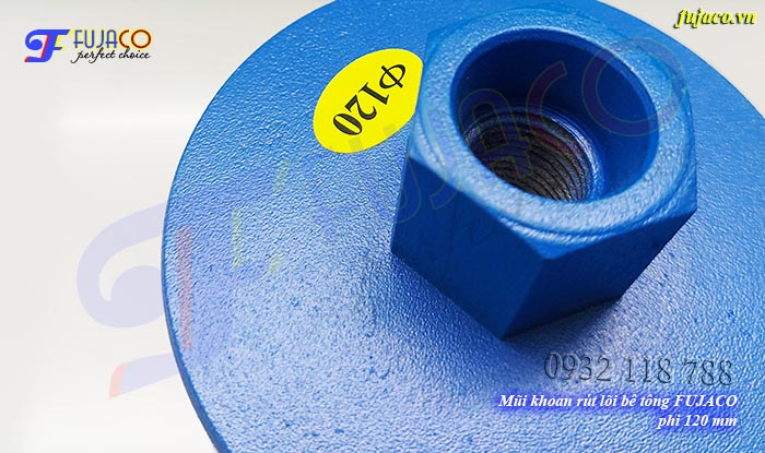 Đầu nối mũi khoan rút lõi bê tông phi 120