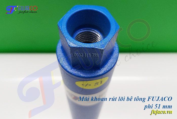 Đầu ren mũi khoan 51 chuẩn M22