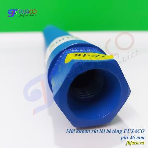 Đầu ren mũi khoan rút lõi 46 gắn máy khoan rút lõi bê tông Trung Quốc