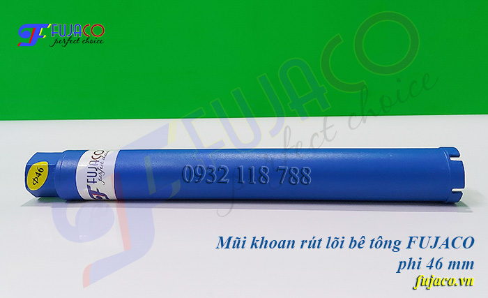 khoan rút lõi tường lỗ 46 mm nhanh gọn đơn giản mà hiệu quả