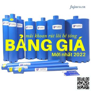 Bảng giá mũi khoan rút lõi bê tông mới nhất