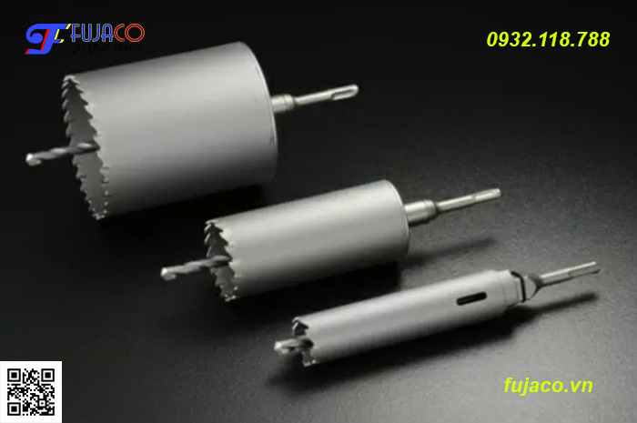 mũi khoan khoét lỗ tường gạch răng vát