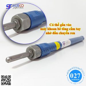 mũi khoan rút lõi 27 gắn máy khoan bê tông cầm tay
