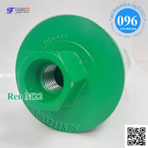 mũi rút lõi 96 có chuẩn ren M22 thông dụng
