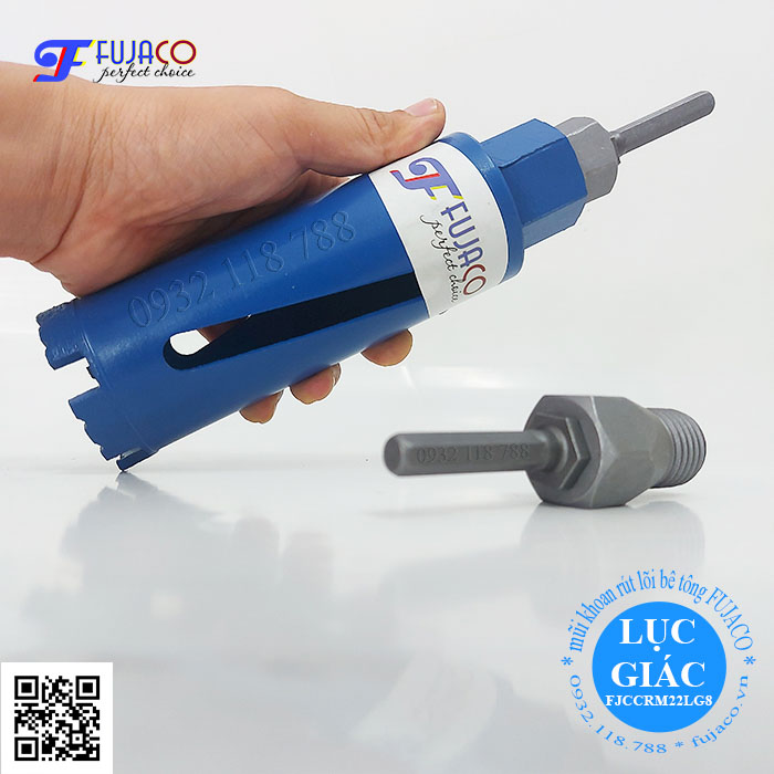 Đầu chuyển mũi khoan rút lõi cho máy khoan pin FJCCRM22LG8 2 đầu chuyển mũi khoan lục cho máy khoan pin