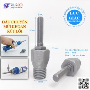 đầu chuyển mũi khoan rút lõi
