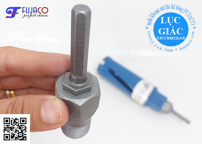 đầu chuyển mũi khoan rút lõi chuôi lục giác kẹp 8 ly đầu chuyển mũi khoan rút lõi chuôi lục giác kẹp 8 ly
