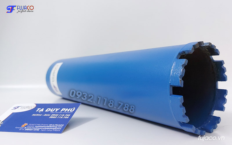 mũi khoan rút lõi giúp bạn khoét lỗ qua bê tông cốt thép nhanh chóng