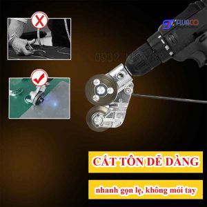 Đầu cắt tôn gắn máy khoan