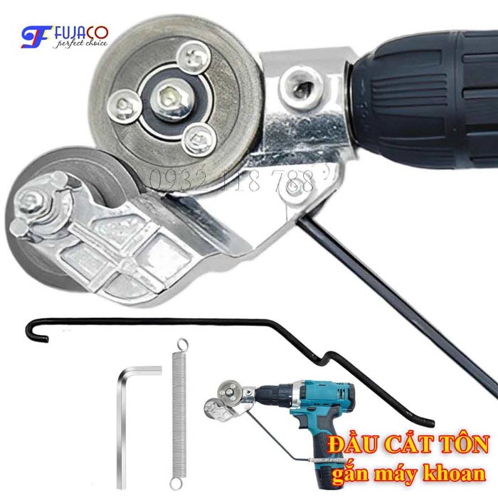 Máy cắt tôn gắn máy khoan Máy cắt tôn gắn máy khoan