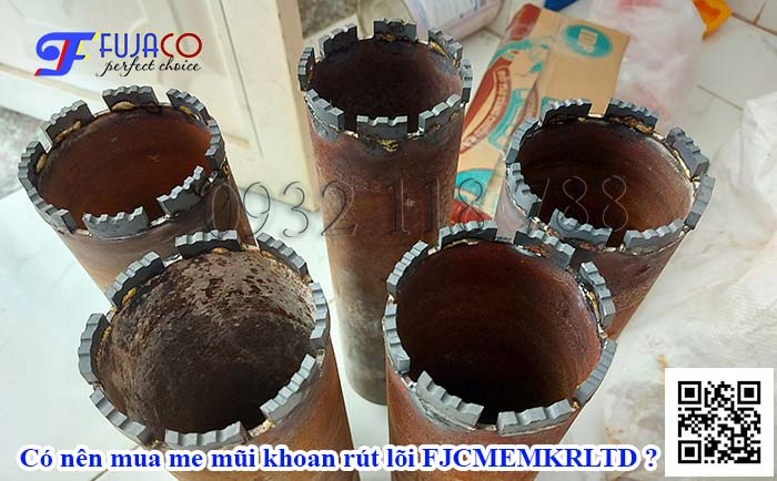 được lợi gì sau khi gia công mũi khoan rút lõi