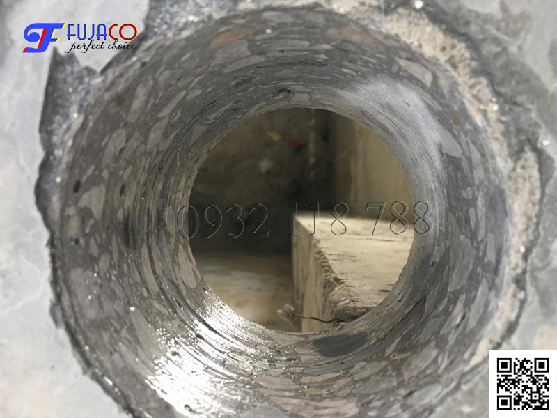 nguyên nhân làm mũi khoan rút lõi bị mòn