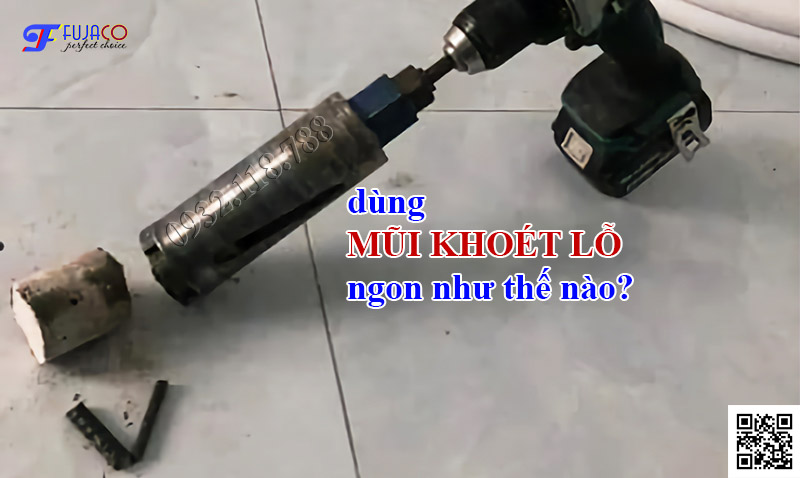 dùng mũi khoét lỗ lắp điều hòa không lo tường có sắt dùng mũi khoét lỗ lắp điều hòa không lo tường có sắt