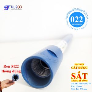 mũi khoan rút lõi 22 có ren M22 thông dụng