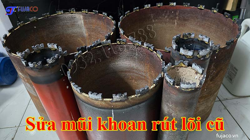 ở đâu nhận sửa mũi khoan rút lõi cũ