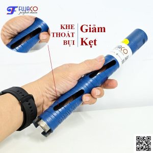 mũi khoan rút lõi 32x250 có khe thoát bụi chống kẹt