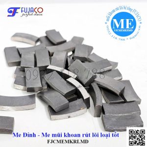 Me mũi khoan rút lõi loại tốt - Me đỉnh FUJACO 8 thông số me mũi khoan rút lõi bê tông tốt