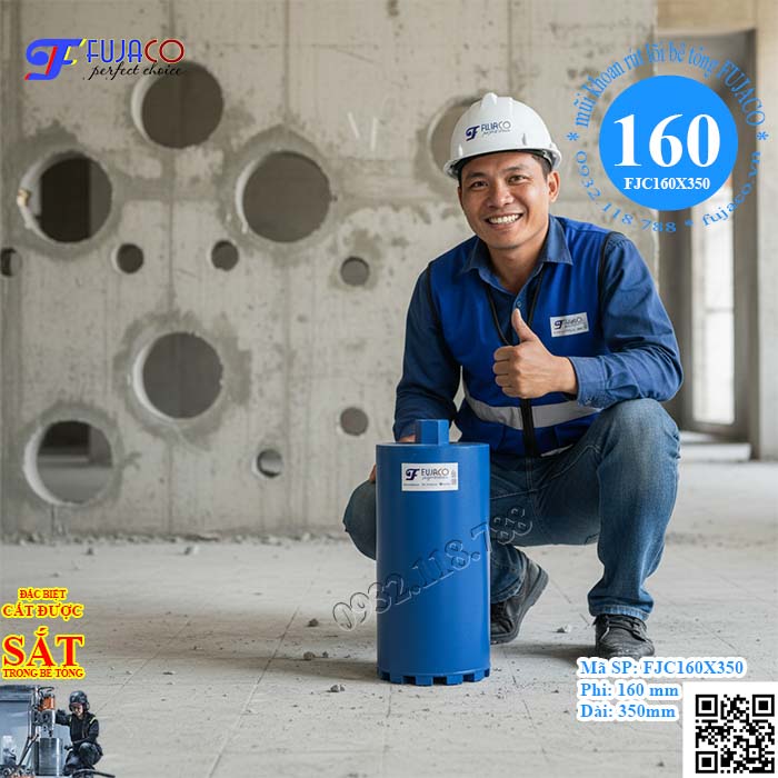 mua mũi khoan rút lõi 160 chất lượng tại TPHCM